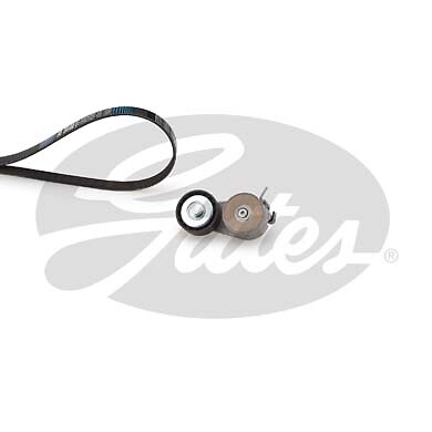 GATES K055PK1148 V-Ribbed Belt Set for Abarth Alfa Romeo Chrysler Fiat Ford Lanc-image