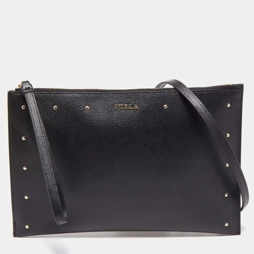 Furla Clutch Janine schwarz Leder - Bild 2 von 5
