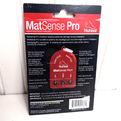 Nuheat MatSense Pro Electrical Fault Indicator - Detector 120V / 240V - Picture 2 of 2