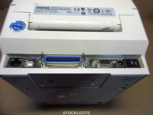 TOSHIBA B-EV4D-GS14-QM-R NETWORK USB Thermal 108mm Label Printer 39.8 KM / LINES - Afbeelding 4 van 5
