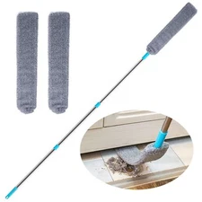 Retractable Gap Dust Clean Under Appliance Microfiber Duster Dust Cleaning Brush