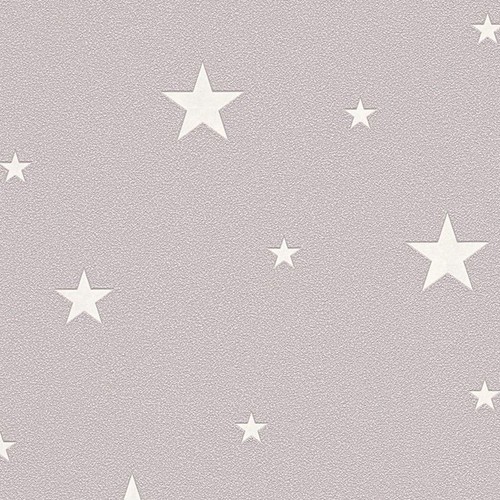 Star Wallpaper Glow In The Dark Space Cosmic Taupe Grey AS
