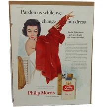 PHILIP MORRIS CIGARETTE PHILIP MORRIS INC. 1955 ADVERTISEMENT (B)