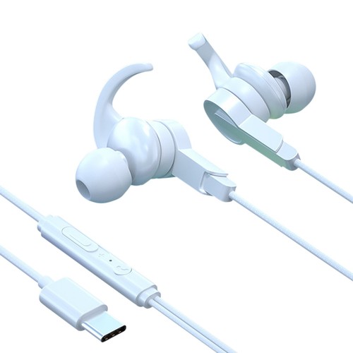 Typ C Hochwertiges Stereo InEar Mikrofon Kabelgebunden Kopfhörer Handy Laptop Tablet - Bild 27 von 27