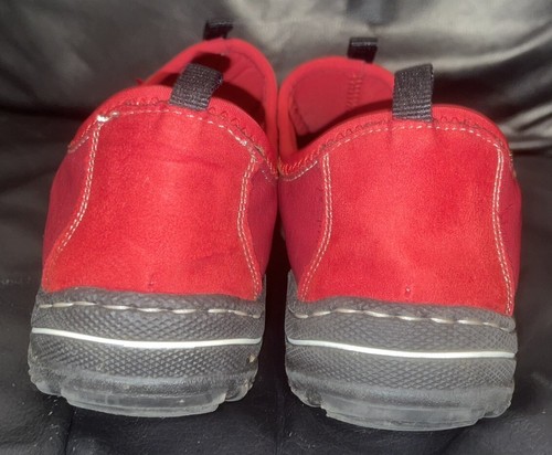 LADIES SIZE UK 6 EU 39 RED COMFORT FLATS ANTISTRESS RIEKER MINIMAL WEAR - Imagen 7 de 10