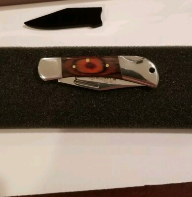 Rhineland Or Flint&Flame Cutlery Pocket Knife With Flint&Flame Logo On Blade