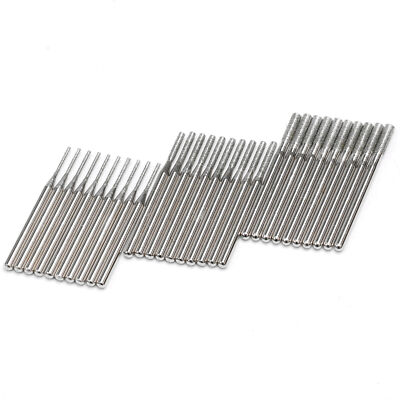 30Pc Diamond Drill Bits 1mm 2mm 3mm for Sea Glass GemStone Shells Jewelry Making