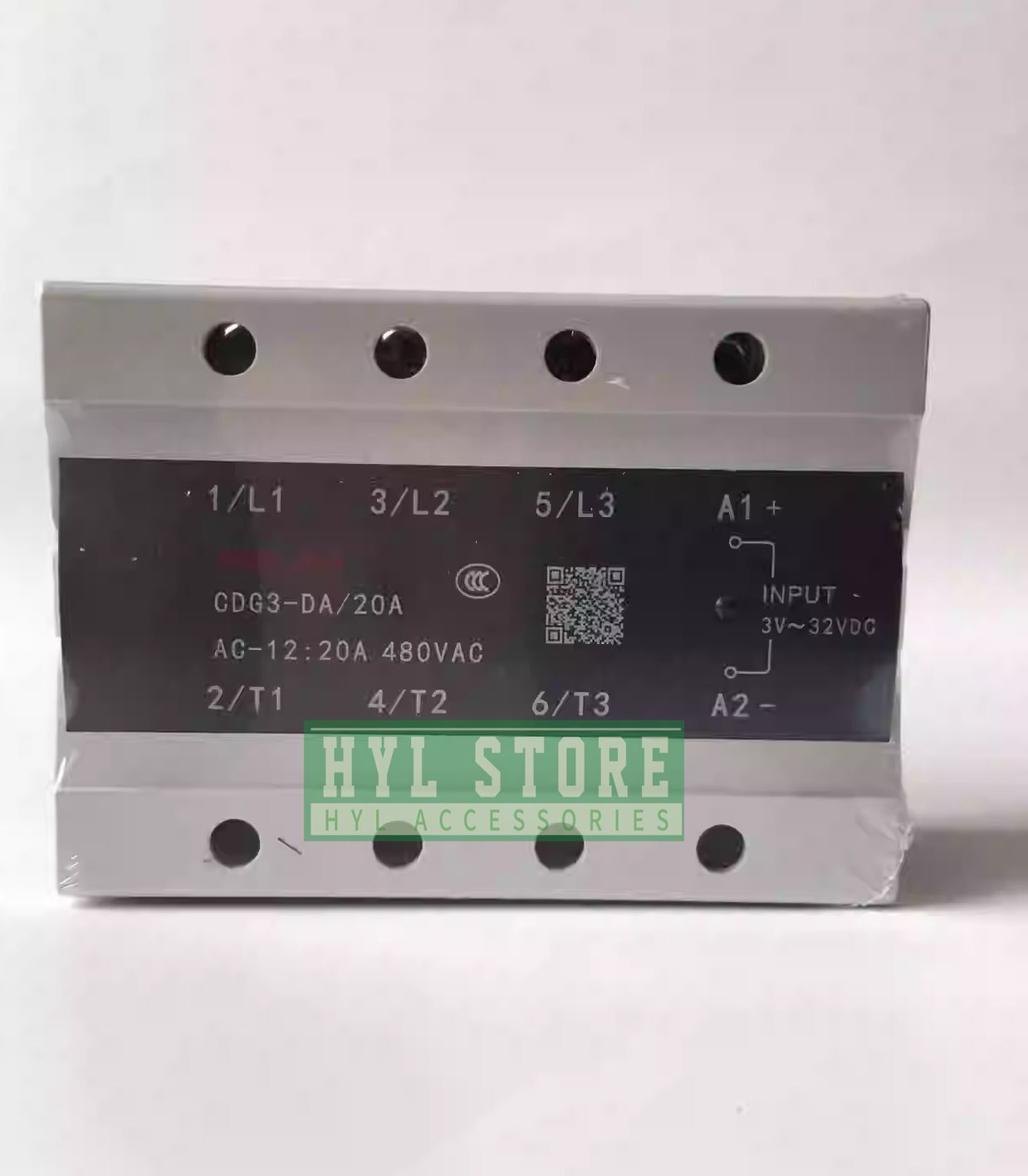 1Pcs New For Three phase solid state relay CDG3-DA 20A 480VAC