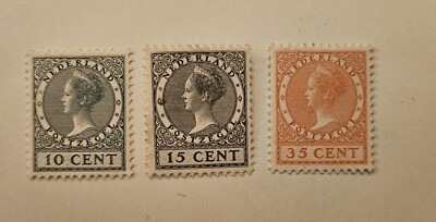 Niederlande NVPH 136-138 1924