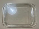 Vintage Pyrex 603-C Replacement Lid Clear Rectangle Glass 7” X 5 1/2”