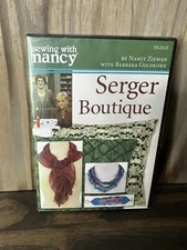 SEWING WITH NANCY SERGER BOUTIQUE DVD NEW SEALED