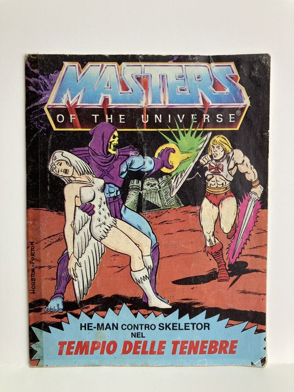 1983 ITALIAN Masters Of The Universe MOTU He-Man Mini Comic “Temple of Darkness”