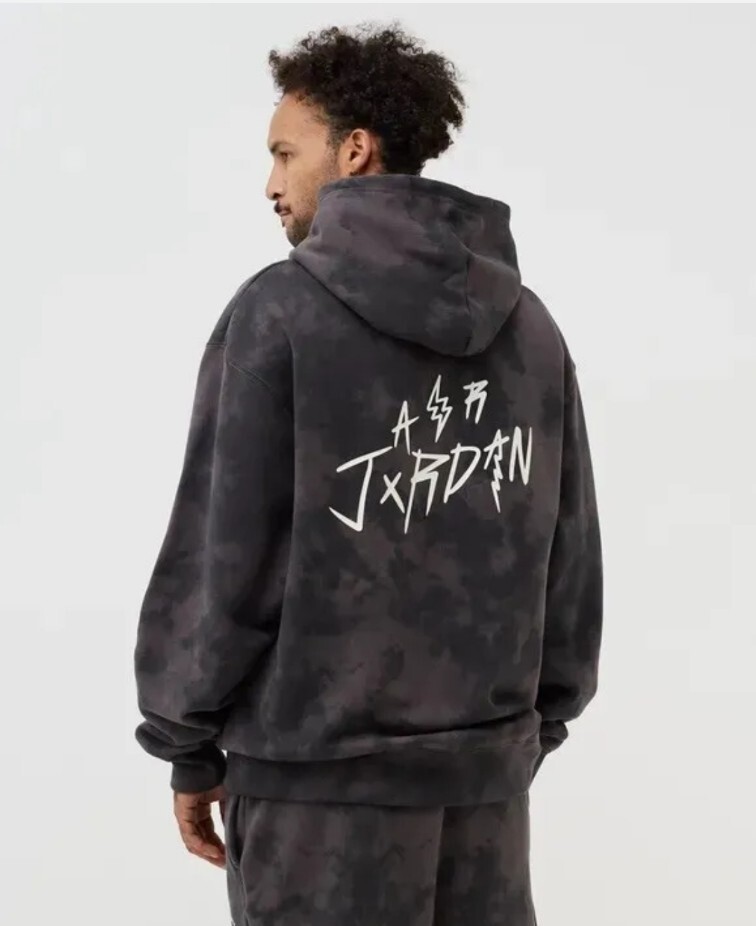 ★新品★大きめサイズＵＳ（Ｌ）★JORDANxJ ＢＡＬＶＩＮスウェットパーカー Nike Air Jordan x J Balvin Fleece Hoodie SIZE Medium Black DR2958
