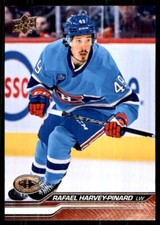 2023-24 Upper Deck Series 1 Rafael Harvey-Pinard RC Montreal Canadiens #95