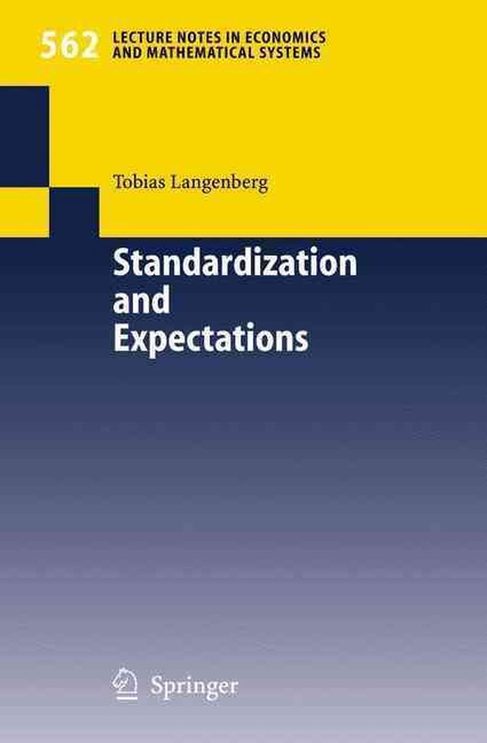 Standardization and Expectations by Tobias Langenberg (English ...