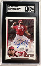 2023 Topps Chrome GRAHAM ASHCRAFT RC AUTO Rookie Autographs  SGC 10/9