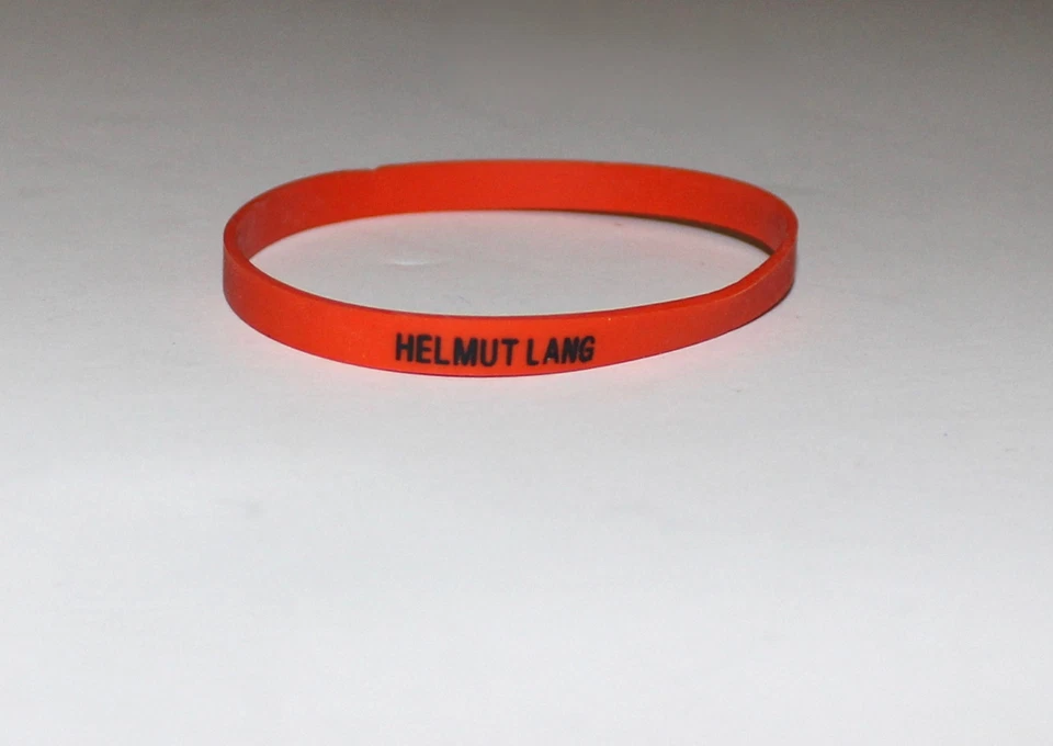 HELMUT LANG Collection 秋季 03 万圣节腕带 橡胶有限公司版 复古 — 第 3/3 张图片