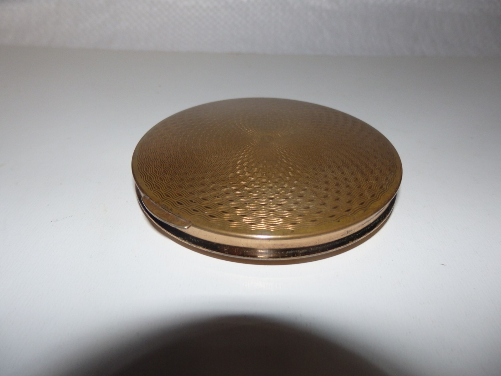 ANCIEN POUDRIER CUIR et miroir EUR 15,00 - PicClick FR