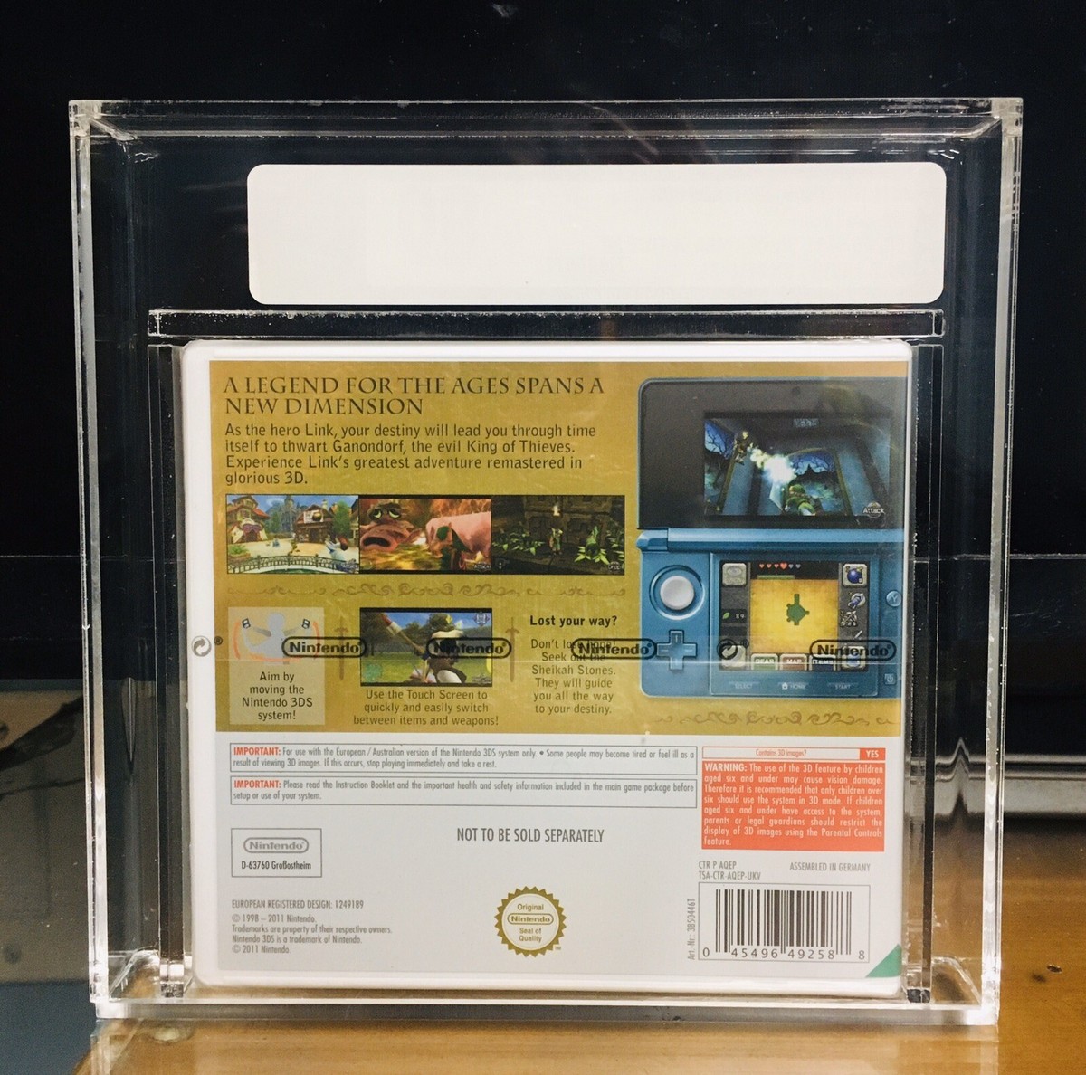The Legend of Zelda Ocarina of Time Nintendo 3DS 2011 VGA