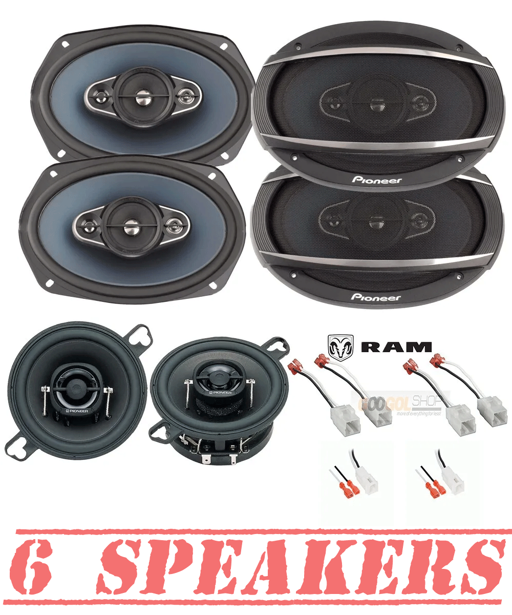 4 Pioneer 420W | 6x9 for Doors | 60W 3.5