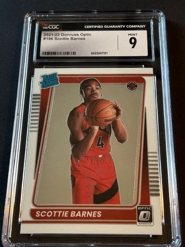 2021-22 Panini Donruss Optic - Rated Rookie Scottie Barnes #186 (RC) CGC Mint 9