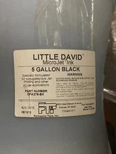 5 gal black ink in a drum
