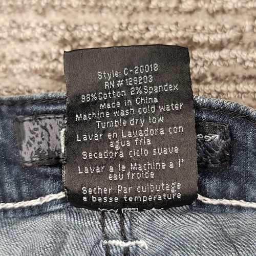 Cello Size 5 Girls Jeans Youth Skinny Mid Rise Blue Denim - Picture 11 of 13