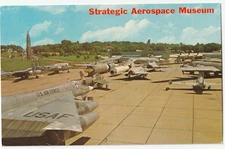 Strategic Aerospace Museum-Bellevue, Nebraska NE-vintage unposted postcard