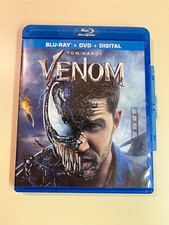 Venom Blu-ray  DVD, 2018 Original Movie, Tom Hardy, Michelle Williams, Bonus