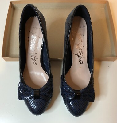 Marks and Spencer, M&S Navy Platform Shoes, UK Size UK