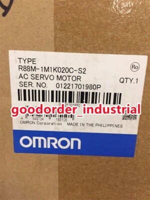 Genuine Omron R88M-1M1K020C-S2 Servo Motor New In Box R88M-1M1K020C-S2