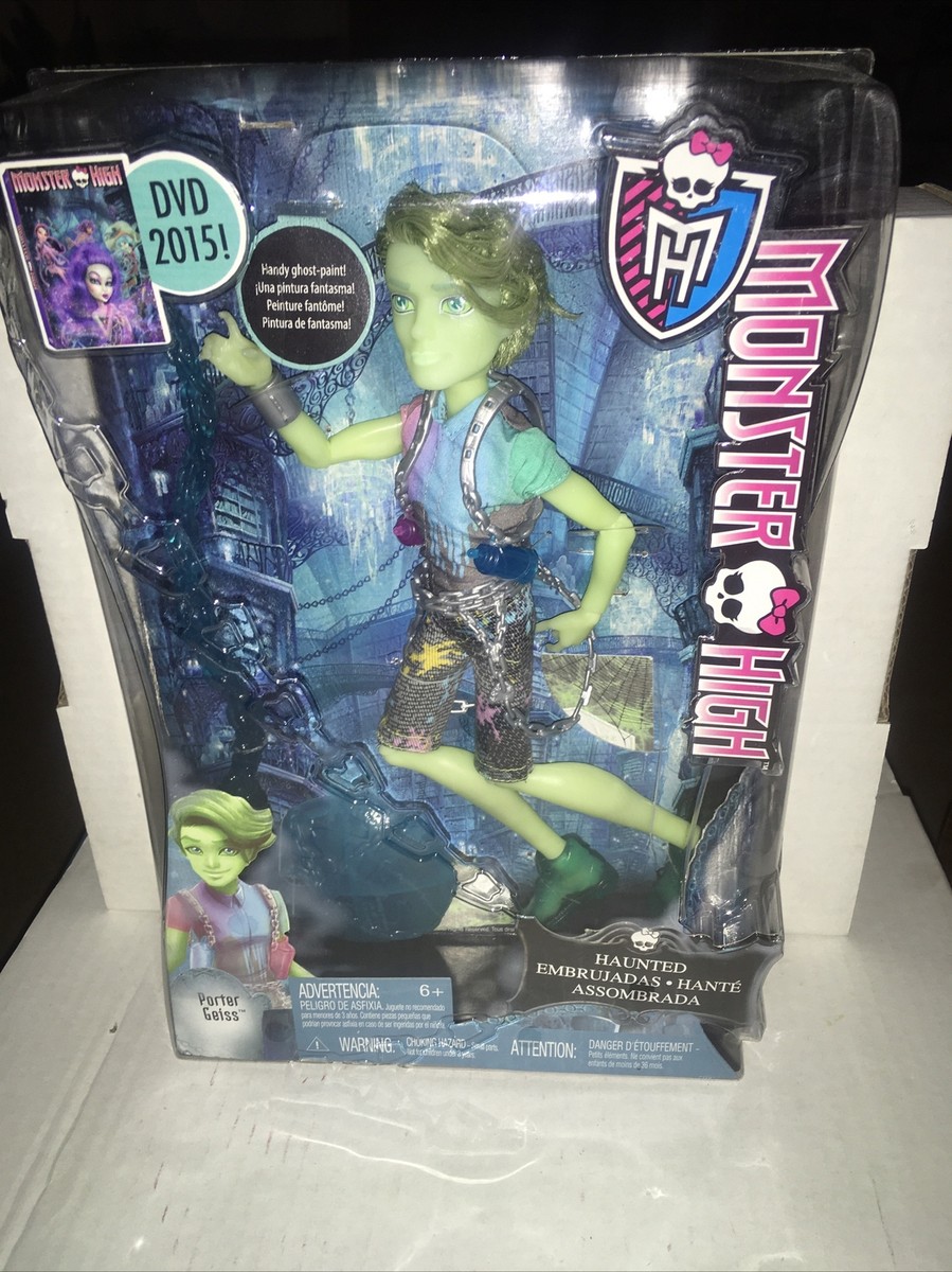 2014 Monster High Haunted Porter Geiss Doll Set | eBay