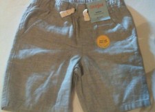 CS Cat  Jack Flexible Drawstring Boys Shorts Gray Size XS Extra Small 4/5 NWT