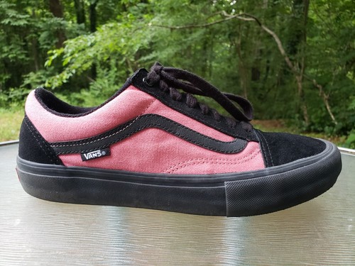 Mens VANS Pro Skateboard Shoes Black Leather Size 9 / 42 | eBay