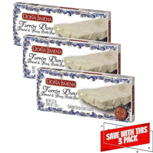 Doña Jimena Turron Duro Alicante 5.3 oz Pack of 3