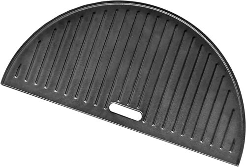 Plancha duradera de media luna de hierro fundido de 18 pulgadas - perfecta para Kamado Joe y BGE - Imagen 3 de 7