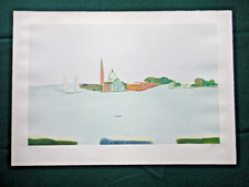 VIRGILIO GUIDI Litografia (cm 52x75)-Numerata 61/100-SAN GIORGIO+