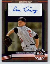 2023 Panini Stars and Stripes 18U Signature Gold Cameron Tilly RC AUTO 4/10