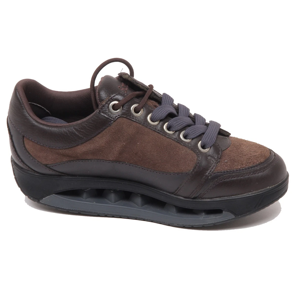 F3998 sneaker donna brown SCHOLL STARLIT scarpe suede leather shoe