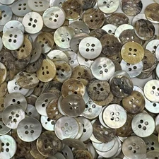 Best Quality Mother Of Pearl Iridescent Shell Basic Shirt Button 11mm 7/16" 4h