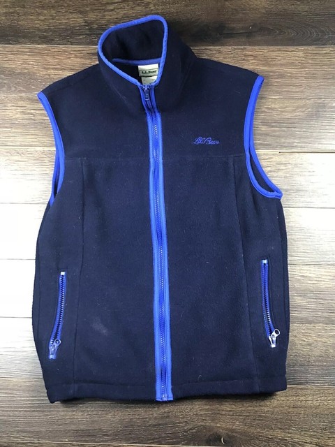 Womenâs LL Bean Outdoors Gray Fleece Zipper Vest Made In USA. Women Medium | eBay