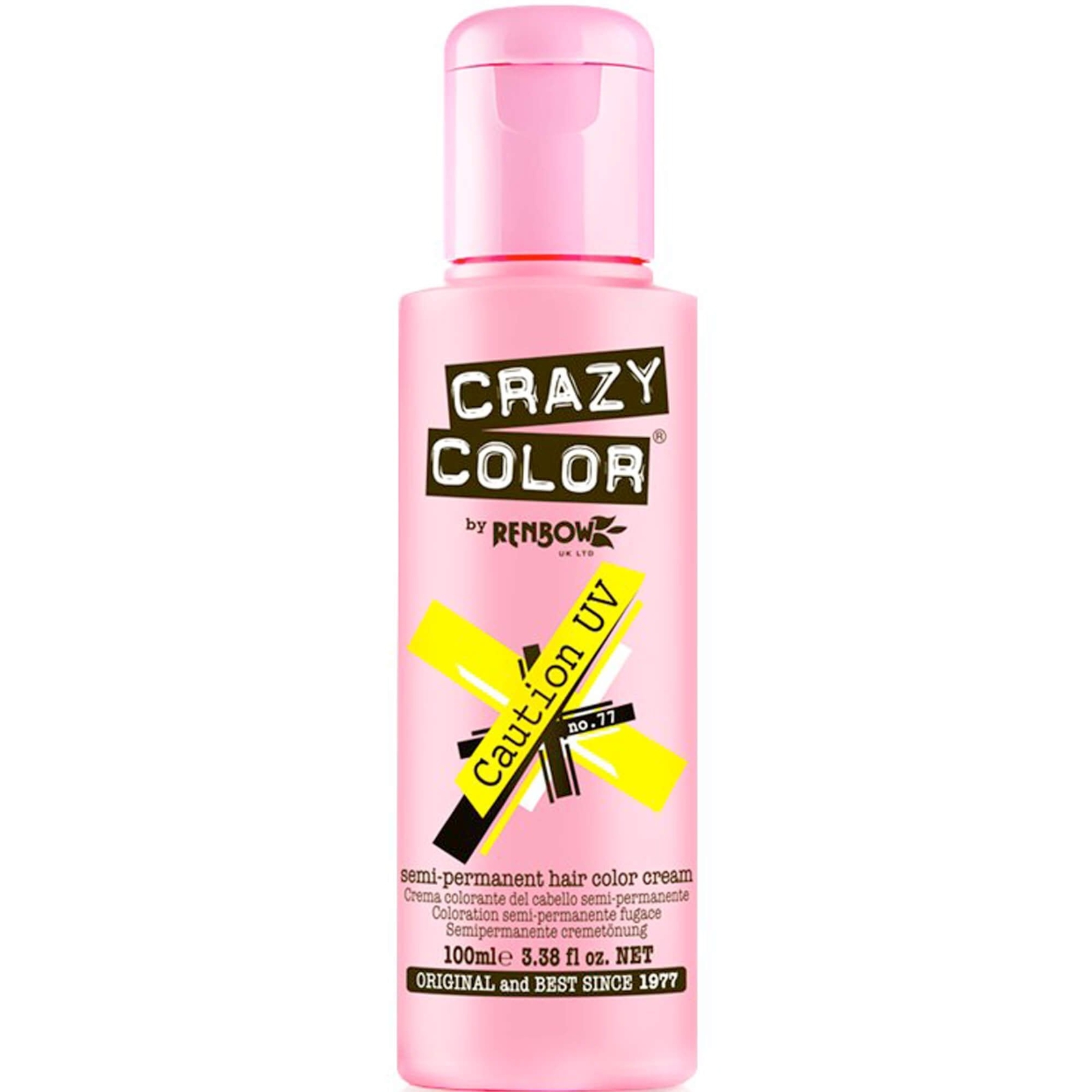 Renbow Crazy Color Crazy Color Semi Permanent Hair Dye - Caution UV 100ml