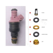 6 Set Fuel Injector Repair Seal Kit For BMW 328is 528i Z3 M3 E36/E38/E39/E46