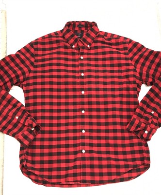 j crew men's flannel shirts