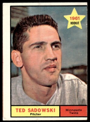 1961 Topps Ted Sadowski RC Minnesota Twins #254