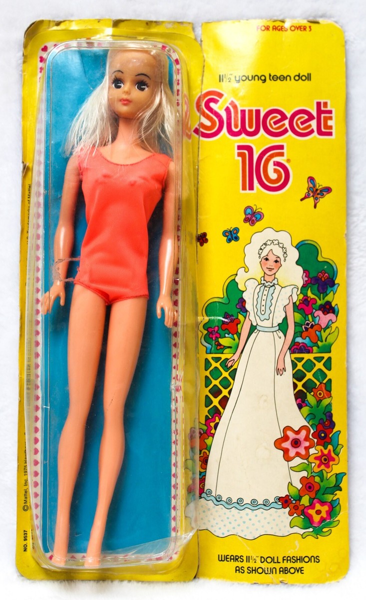 Vintage Sweet 16 Barbie Doll ELI Face Platinum Blond 1975 Mattel