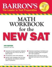 Barron's Math Workbook for the NEW SAT, 6th Edition (Barron's Sat Ma - VERY GOOD