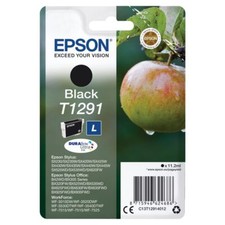 Original Epson Apple & Fox Ink Cartridge, T1291, T1292, T1293, T1294, T1295, LOT