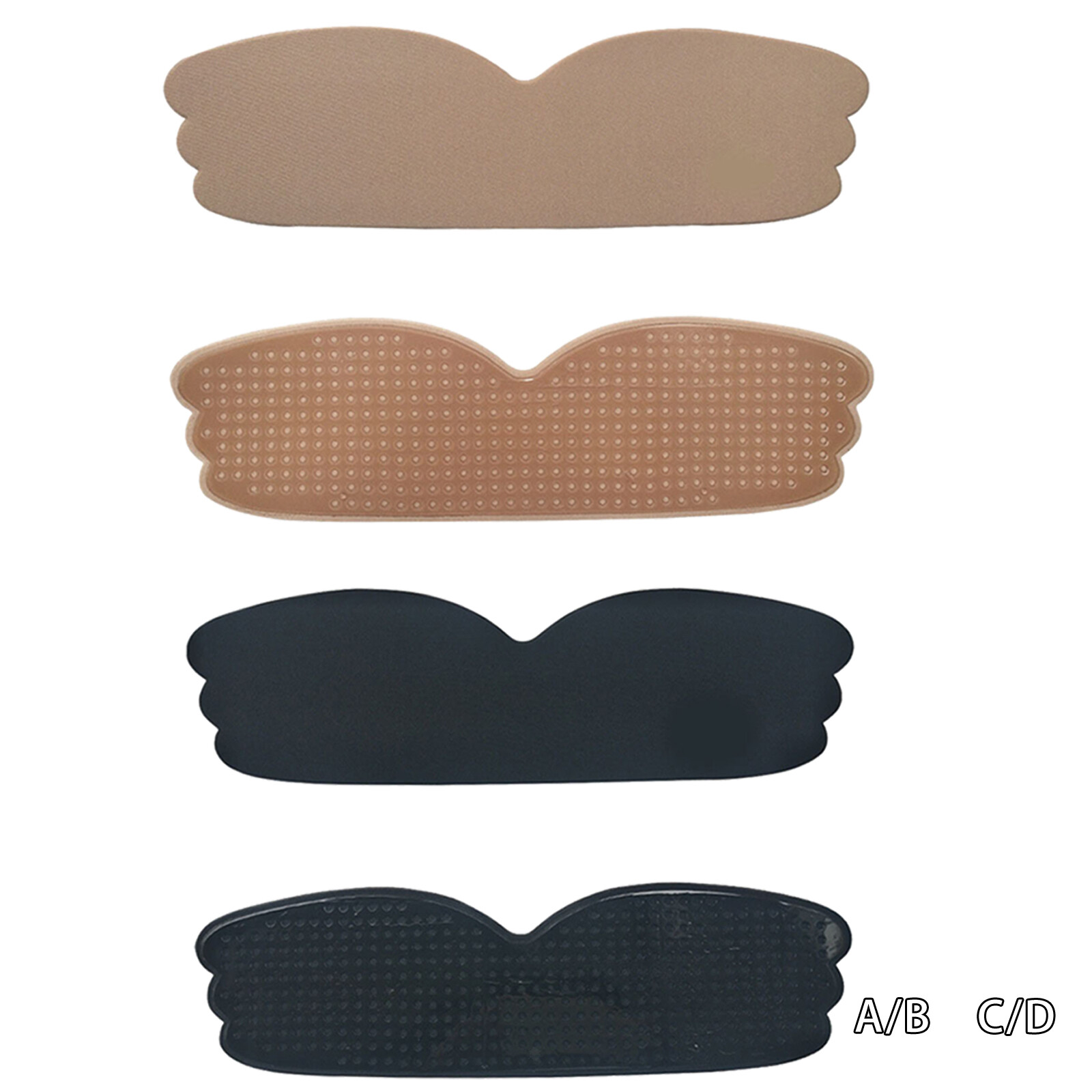 Sujetador autoadhesivo de silicona sin espalda ropa interior de una pieza para dama