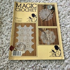 Magic Crochet Number 5 Vintage Rare Printed In France Tricot Crafting Collect